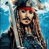Jack Sparrow - DIY Paint By Numbers - Numeral Paint