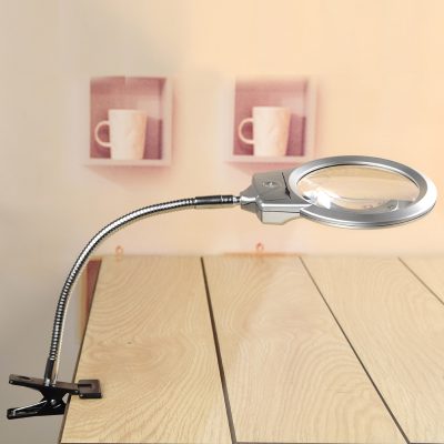 desk lamp with magnifier in lamps