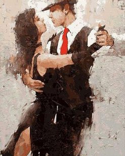 Passionate Tango dancing - DIY Paint By Numbers - Numeral Paint
