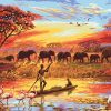 Picture Elephant Art Acrylic - DIY Paint By Numbers - Numeral Paint