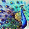 Colorful Peacock - DIY Paint By Numbers - Numeral Paint