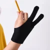 black paint gloves