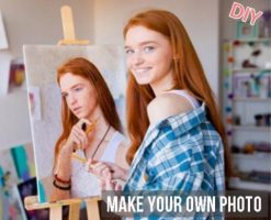 Paint by number your own photo