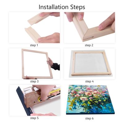 how to stretch a canvas on a frame
