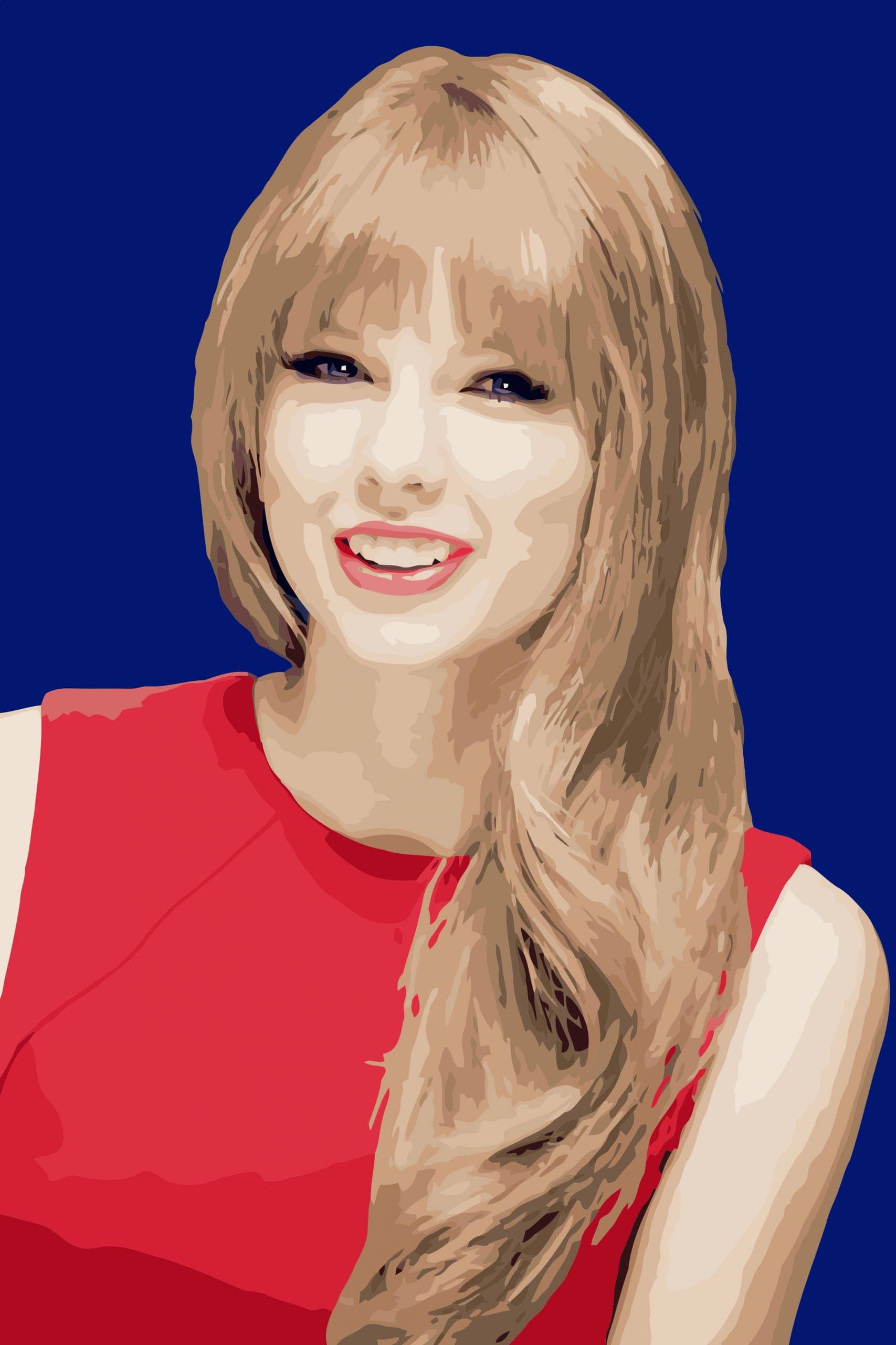 The Blonde Taylor Swift - People Paint By Number - Paint by numbers for  adult