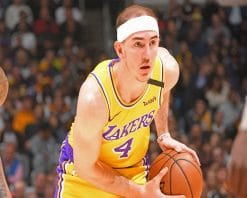 Alex Caruso Lakers adult paint by number