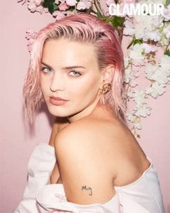 Anne Marie Pink Hair adult paint by number