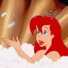 Ariel taking a bath adult paint by numbers