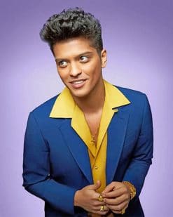 Bruno Mars Style adult paint by number