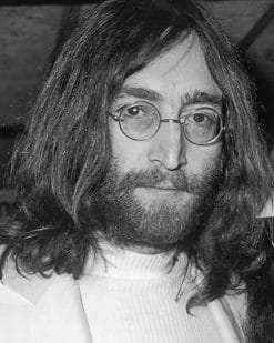 John lennon black and white adult paint by numbers