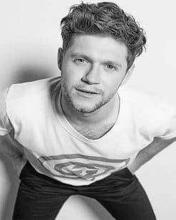 Niall Horan Black and white