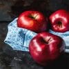 Red apples fruit still life adult paint by number