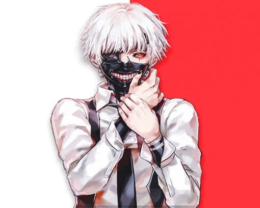 The Kaneki Ken Toky Ghou adult paint by number