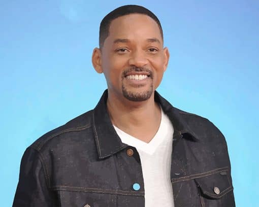 The handsome will smith adult paint by number