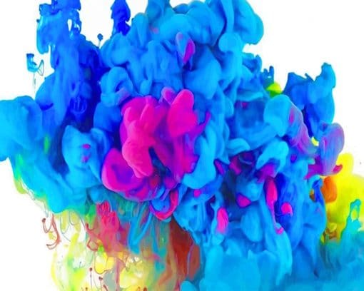 Beautiful Colorful Smoke paint by number