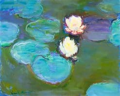 Claude Monet waterlilies paint by number
