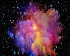 Colorful Galaxy paint by number
