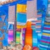 Colorful Moroccan Souk paint by number