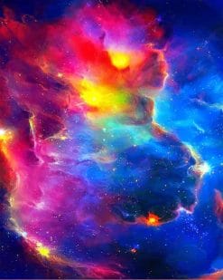 Colorful Universe paint by number
