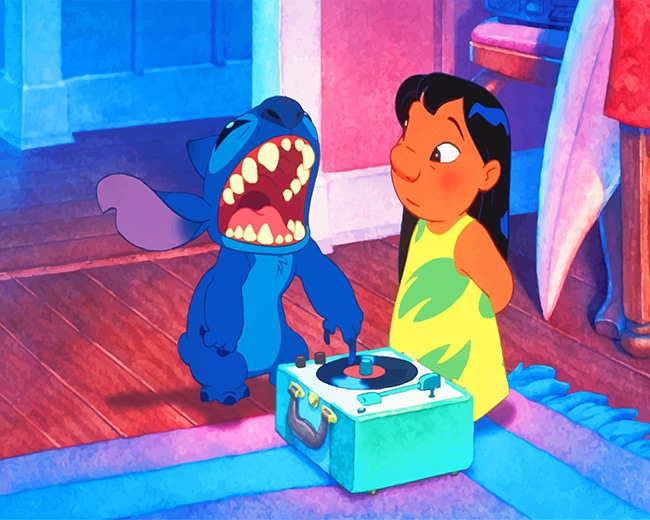 Lilo And Stitch NEW Paint By Numbers - Canvas Paint by numbers