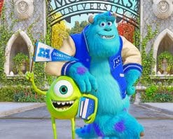 Monsters University Paint by numbers