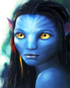 Neytiri Avatar paint by number