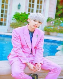 Park Chanyeol Pink Style paint by number