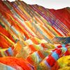 China Rainbow Mountains paint by number