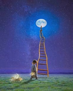 Stairway To Moon paint by number