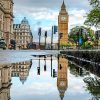 Big Ben Water Reflection London Paint By Numbers