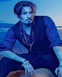 Johnny Depp Paint by numbers