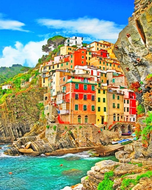 Manarola Italy Paint By Numbers