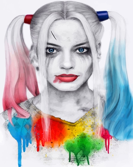Crazy Harley Quinn - NEW Paint By Numbers - Paint by numbers for adult