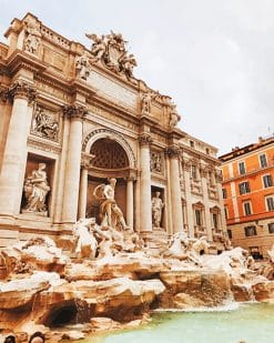 Trevi Fountain Rome Paint By numbers