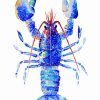 Blue Lobster Art adult paint by numbers