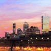 Boston Skyline adult paint by numbers
