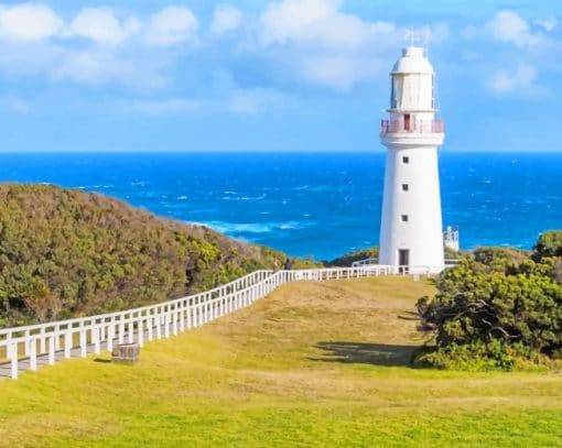 Cape Otway Light House adult paint by numbers