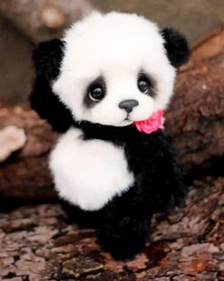 Cute Baby Panda adult paint by numbers