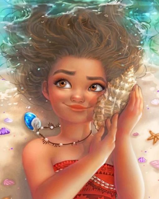 Gorgeous Moana Paint By Numbers