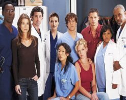 Greys Anatomy Actors adult paint by numbers