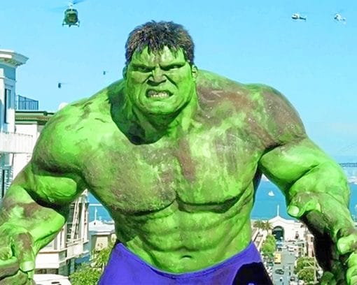 Hulk Movie adult paint by numbers