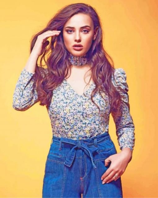 Katherine Langford adult paint by numbers