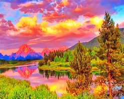 Nature Beautiful View adult paint by numbers
