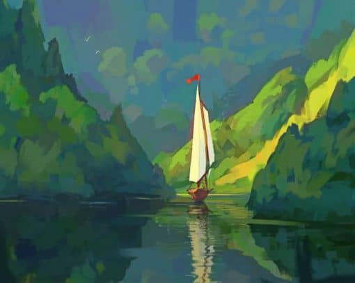 Roberto Gatto Peaceful Cruise paint by number