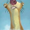Sid ice age adult paint by numbers
