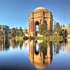 The Palace Of Fine Arts in San Francisco paint by number