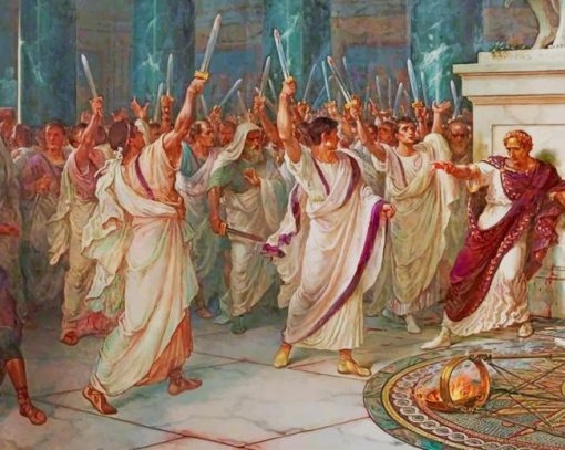 Assassination Of Julius Caesar Paint By Numbers