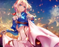 Auto Memory Doll Violet Evergarden paint by number