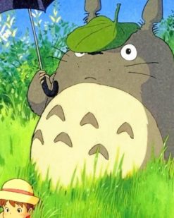 Cute Totoro And Mei paint By Numbers