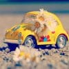 Cute Yellow Car Paint By Numbers